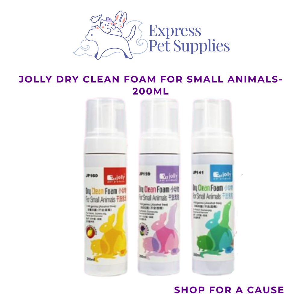 Jolly Dry Clean Foam for Small Animals- 200ml