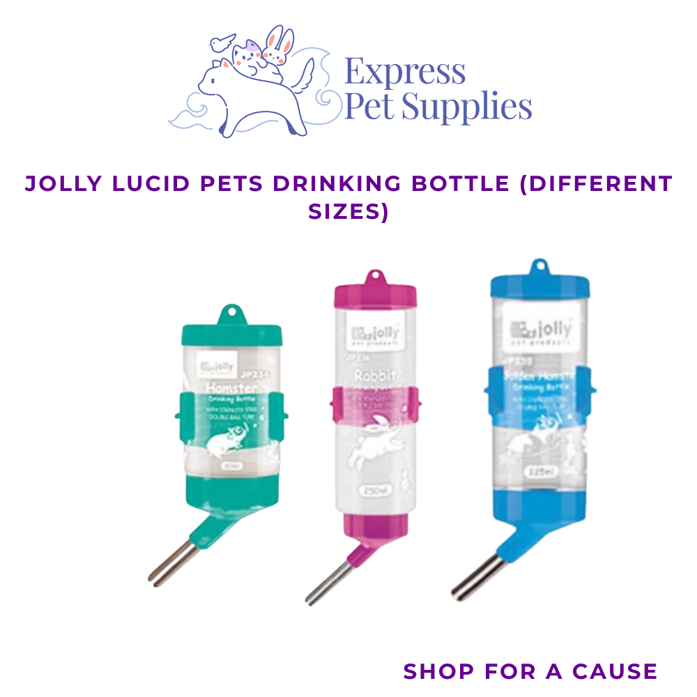 Jolly Lucid Pets Drinking Bottle (80ml, 125ml & 250ml)