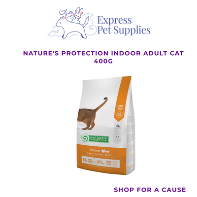 Nature's Protection Indoor Adult Cat Dry Food 400g
