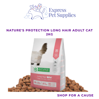 Nature's Protection Long Hair Adult Cat Dry Food - 2kg