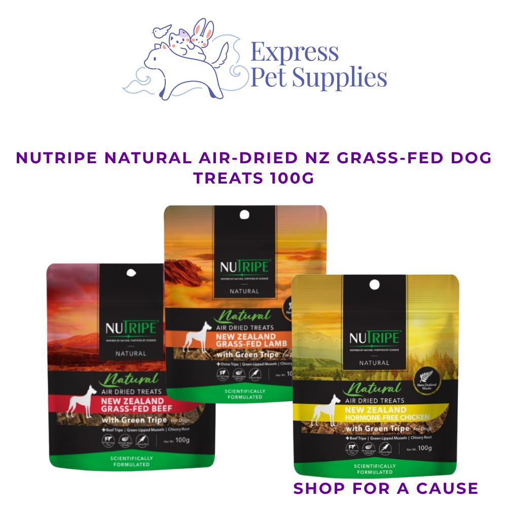 Nutripe Natural Air-Dried NZ Grass-Fed Dog Treats 100g
