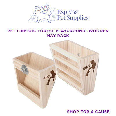 Pet Link OIC Forest Playground -Wooden Hay Rack