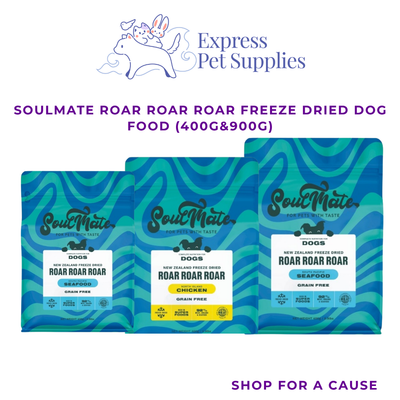 SoulMate Roar Roar Roar Freeze Dried Dog Food (400g&900g)