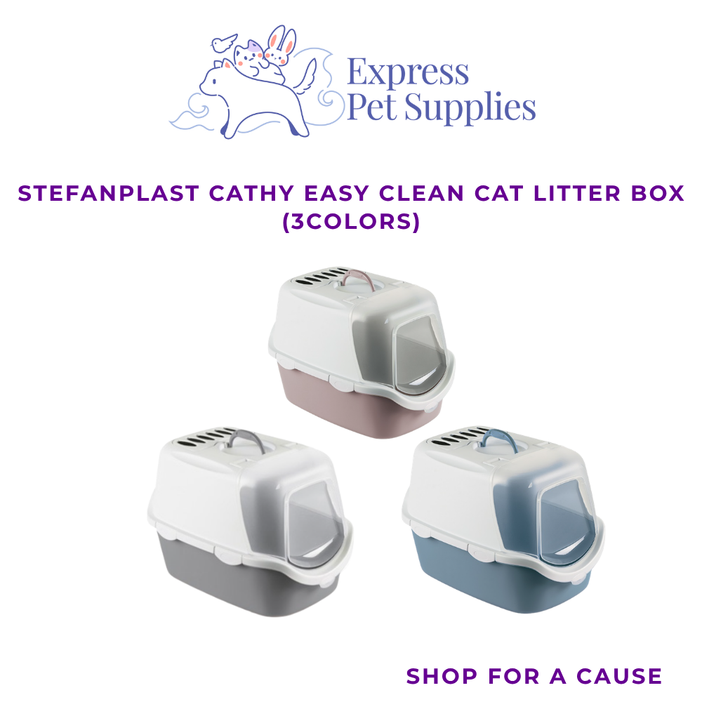 Stefanplast Cathy Easy Clean Cat Litter Box (3Colors)