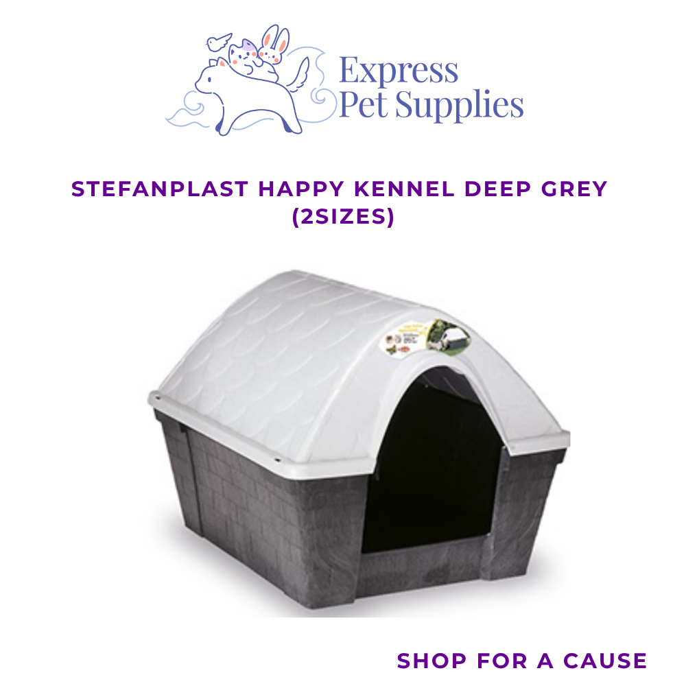 Stefanplast Happy Kennel Deep Grey (Small & Large)