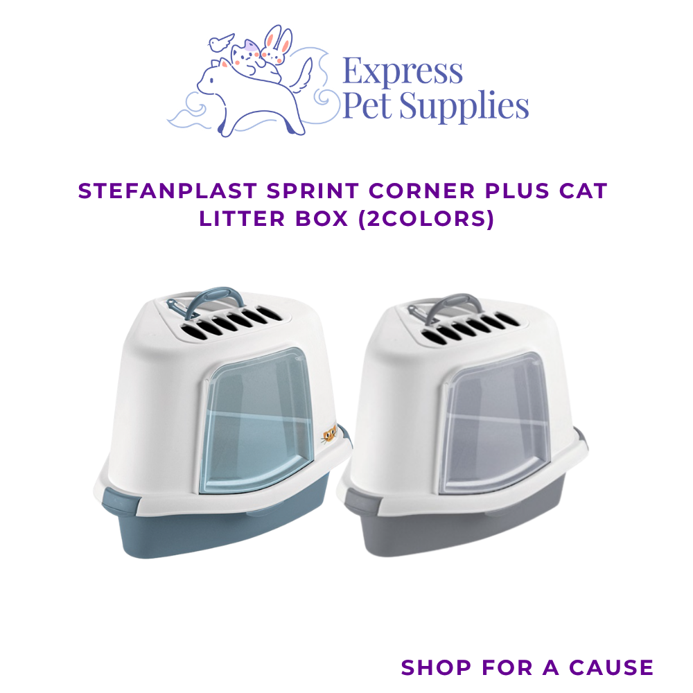 Stefanplast Sprint Corner Plus Cat Litter Box
