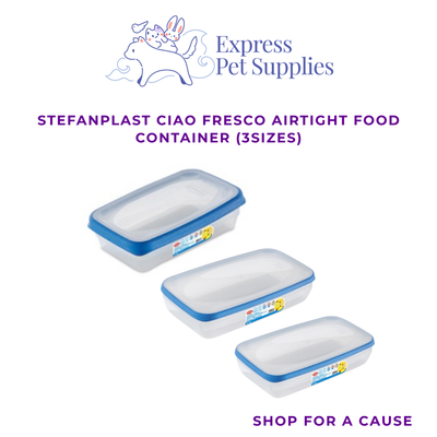 Stefanplast Ciao Fresco Airtight Food Container - BLUE  (0.4L,2.4L & 3.6L)