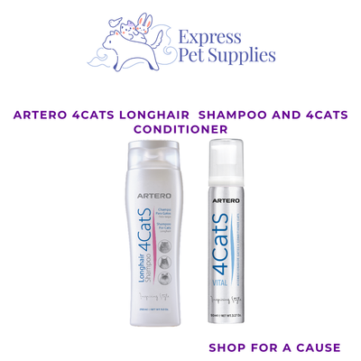 ARTERO 4Cats LongHair  Shampoo and 4Cats Conditioner