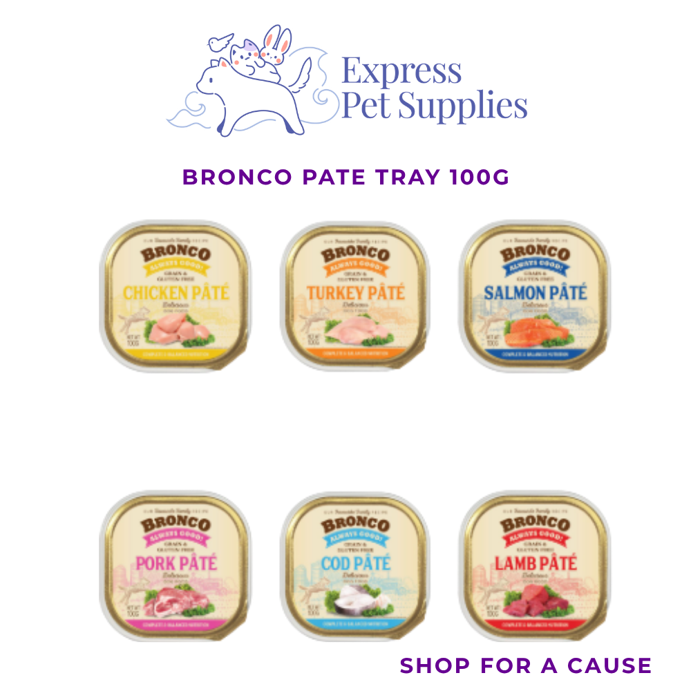 Bronco Pate Tray Wet Dog Food 100g
