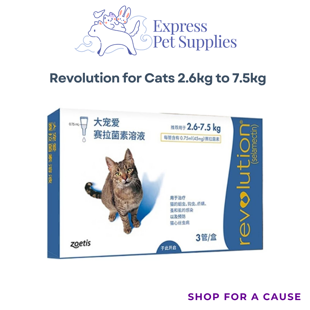 Revolution for Cats 2.6kg to 7.5kg