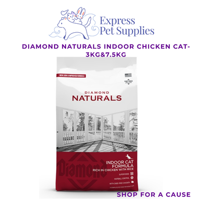 Diamond Naturals Indoor Chicken Cat Dry Food (3kg&7.5kg)