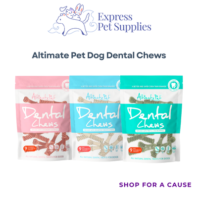 Altimate Pet Dog Dental Chews Dog Treats 150g | 5 Variety Designs