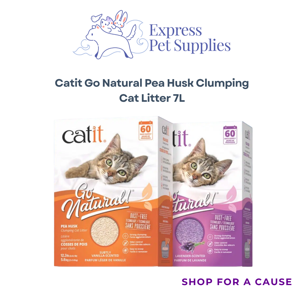 Catit Go Natural Pea Husk Clumping Cat Litter 7L