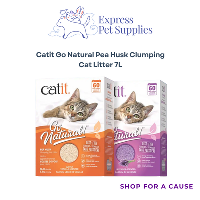 Catit Go Natural Pea Husk Clumping Cat Litter 7L