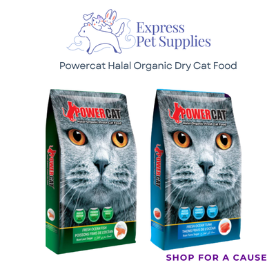 Powercat Halal Organic Cat Dry Food - (1.4kg & 8kg)