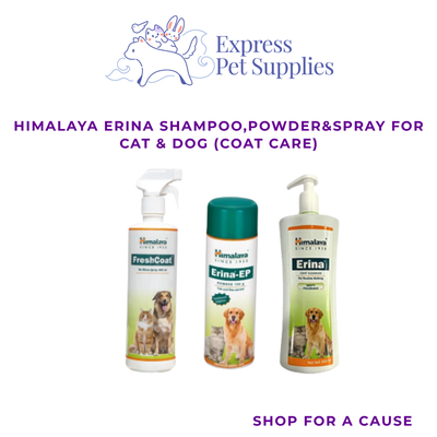 Himalaya Erina Shampoo,Powder& Spray(Coat Care)