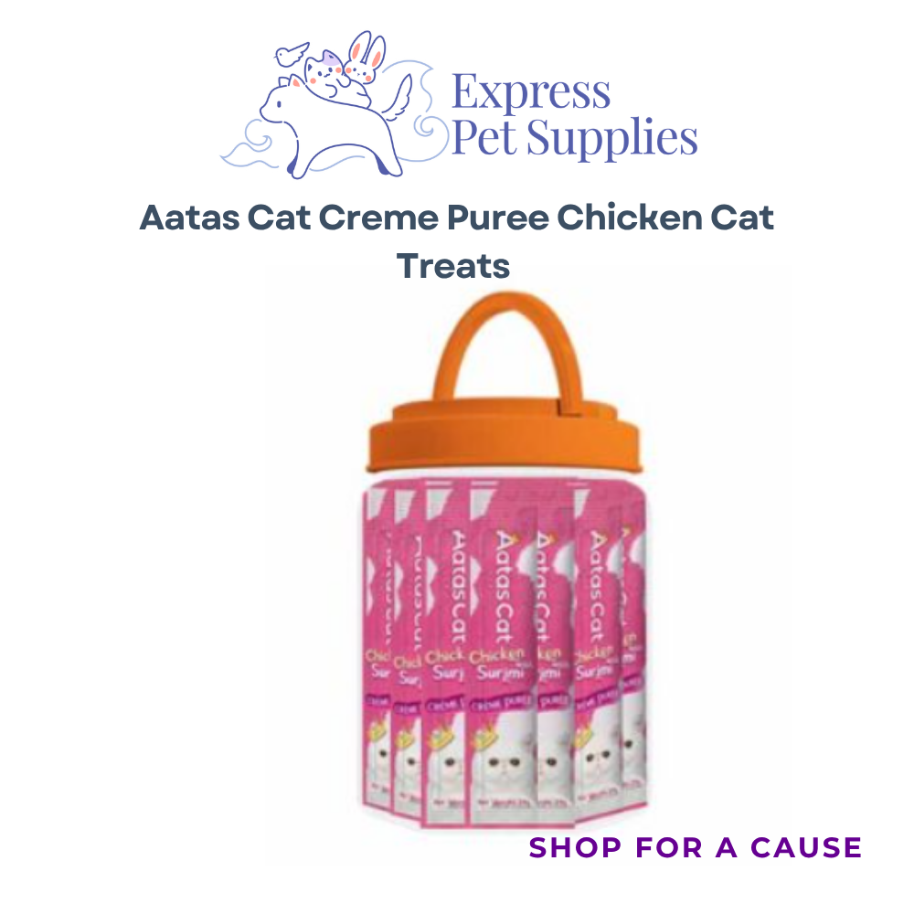 Aatas Cat Creme Puree Chicken Cat Treats 14g x 50 Sachets