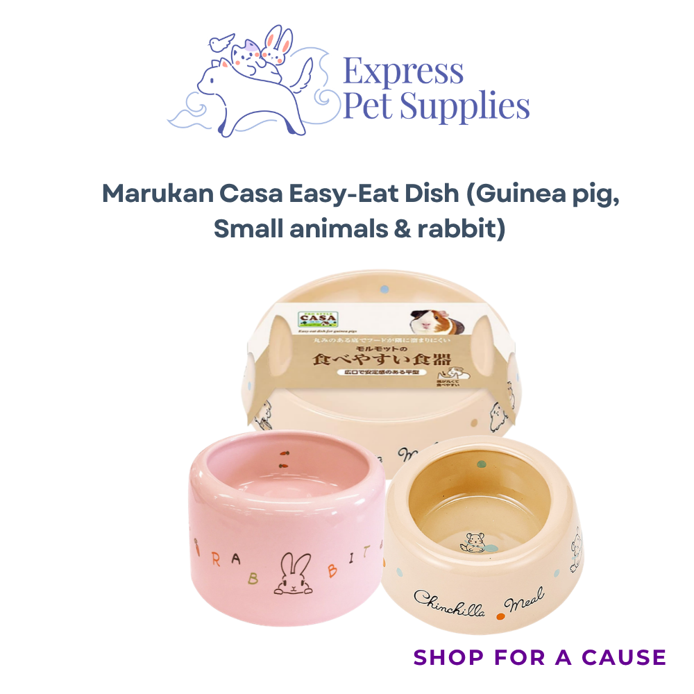 Marukan Casa Easy-Eat Dish (Guinea pig, Small animals(chinchinilla) & rabbit)