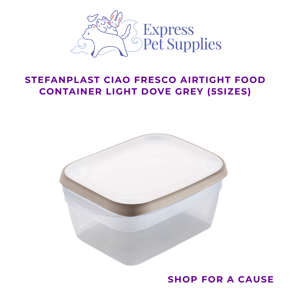 Stefanplast Ciao Fresco Airtight Food Container Light Dove Grey