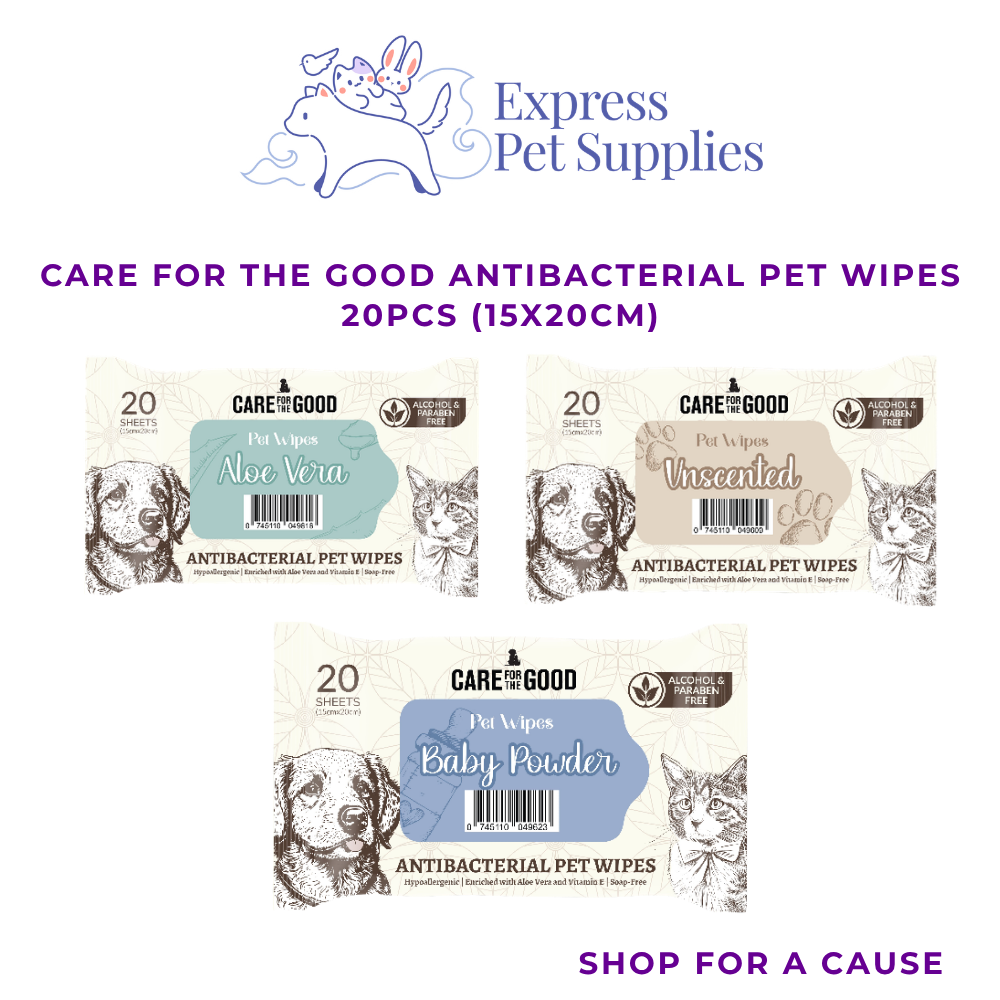 Care for the Good Antibacterial Pet Wipes 20pcs (15x20cm)