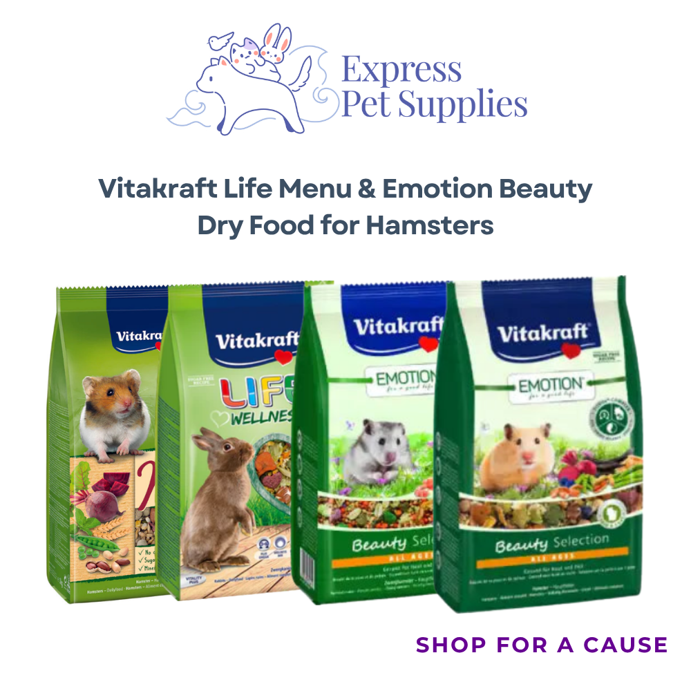 Vitakraft Life Menu, Emotion Beauty & Life Wellness Dry Food for Hamsters & Rabbit
