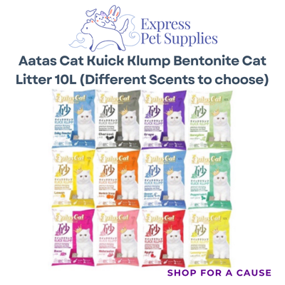 Aatas Cat Kuick Klump Clumping Bentonite Litter 10L