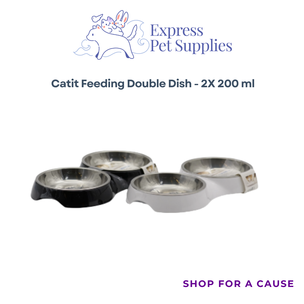 Catit Feeding Double Dish  - 2 x 200 ml