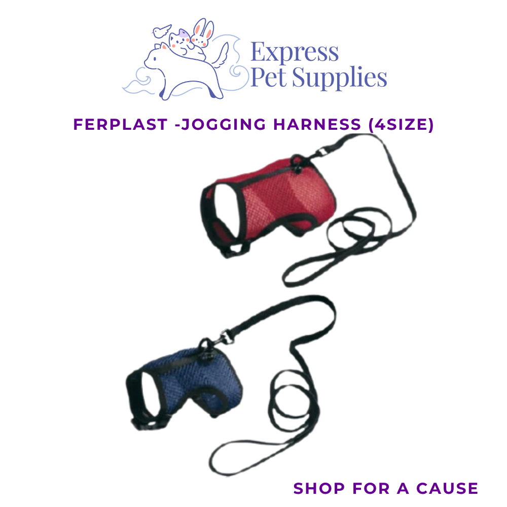 Ferplast -small animal Jogging Harness (S, M, L, XL)