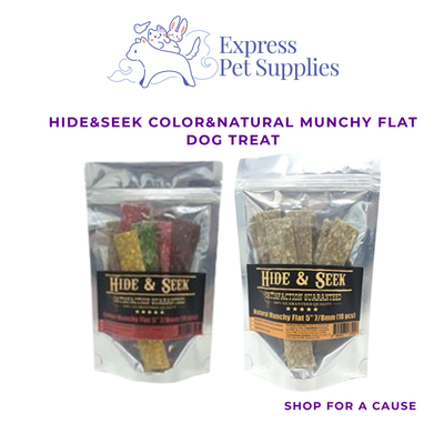 Hide & Seek Color Munchy Flat - Dog Treat