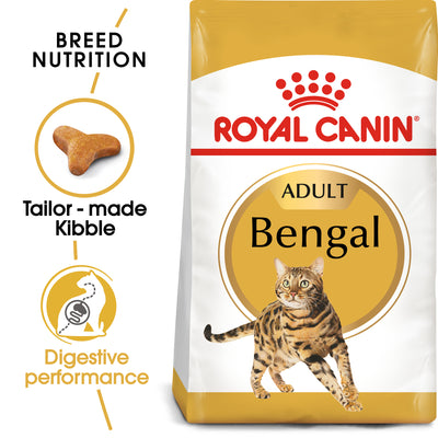 Royal Canin Feline Breed Nutrition Adult Bengal Cat Dry Food 2kg