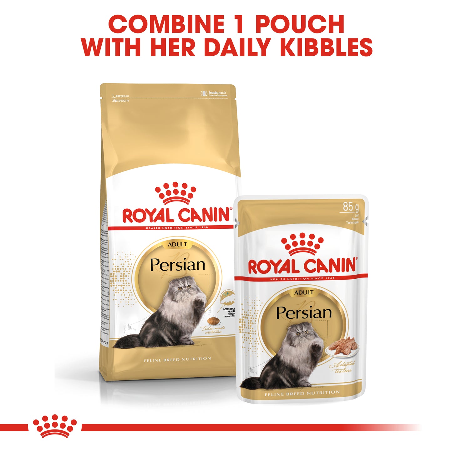Royal Canin Nutrition Persian Adult Pouch Cat Food 85g x 12