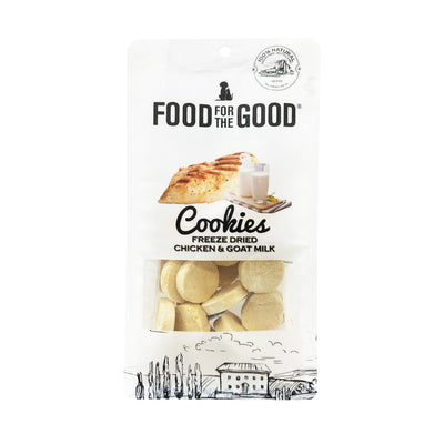 Food For The Good - Freeze Dried Chicken & Goat Milk Cookie Cat & Dog Treats