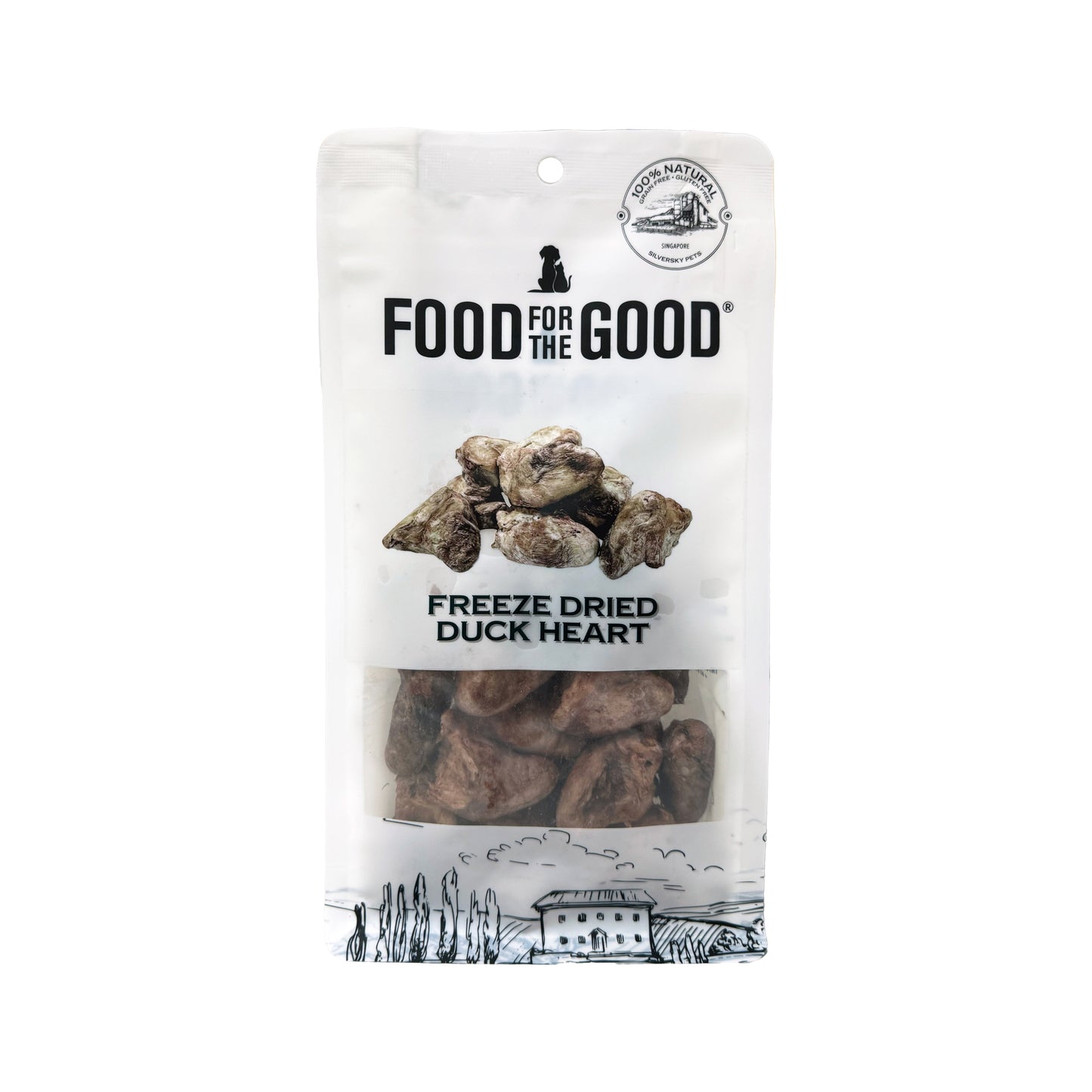 Food For The Good - Freeze Dried Duck Heart Cat & Dog Treats