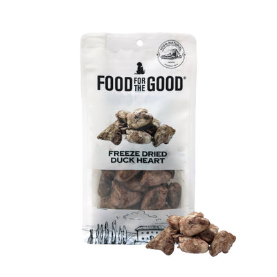Food For The Good - Freeze Dried Duck Heart Cat & Dog Treats