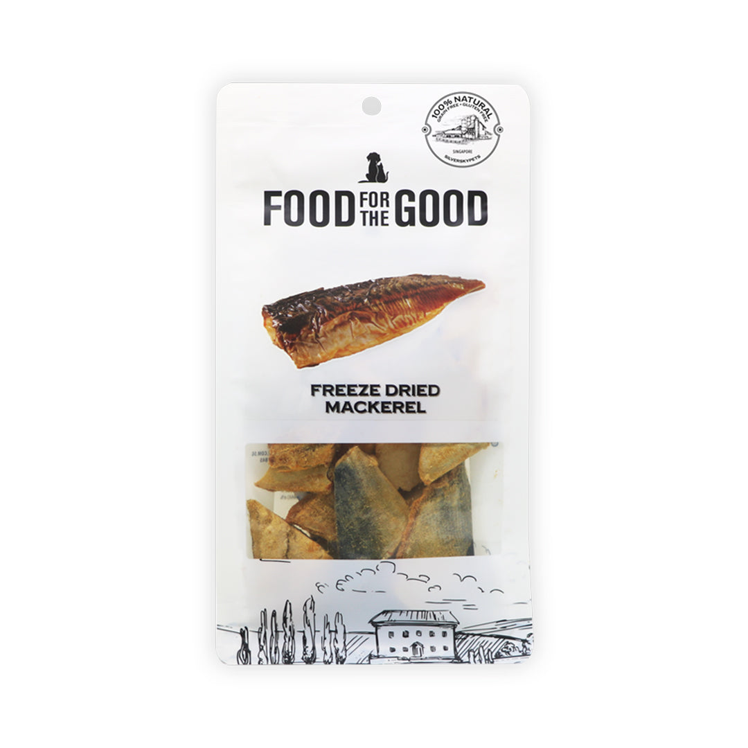 Food For The Good - Freeze Dried Mackerel Cat & Dog Treats