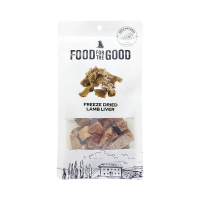 Food For The Good - Freeze Dried Lamb Liver Cat & Dog Treats