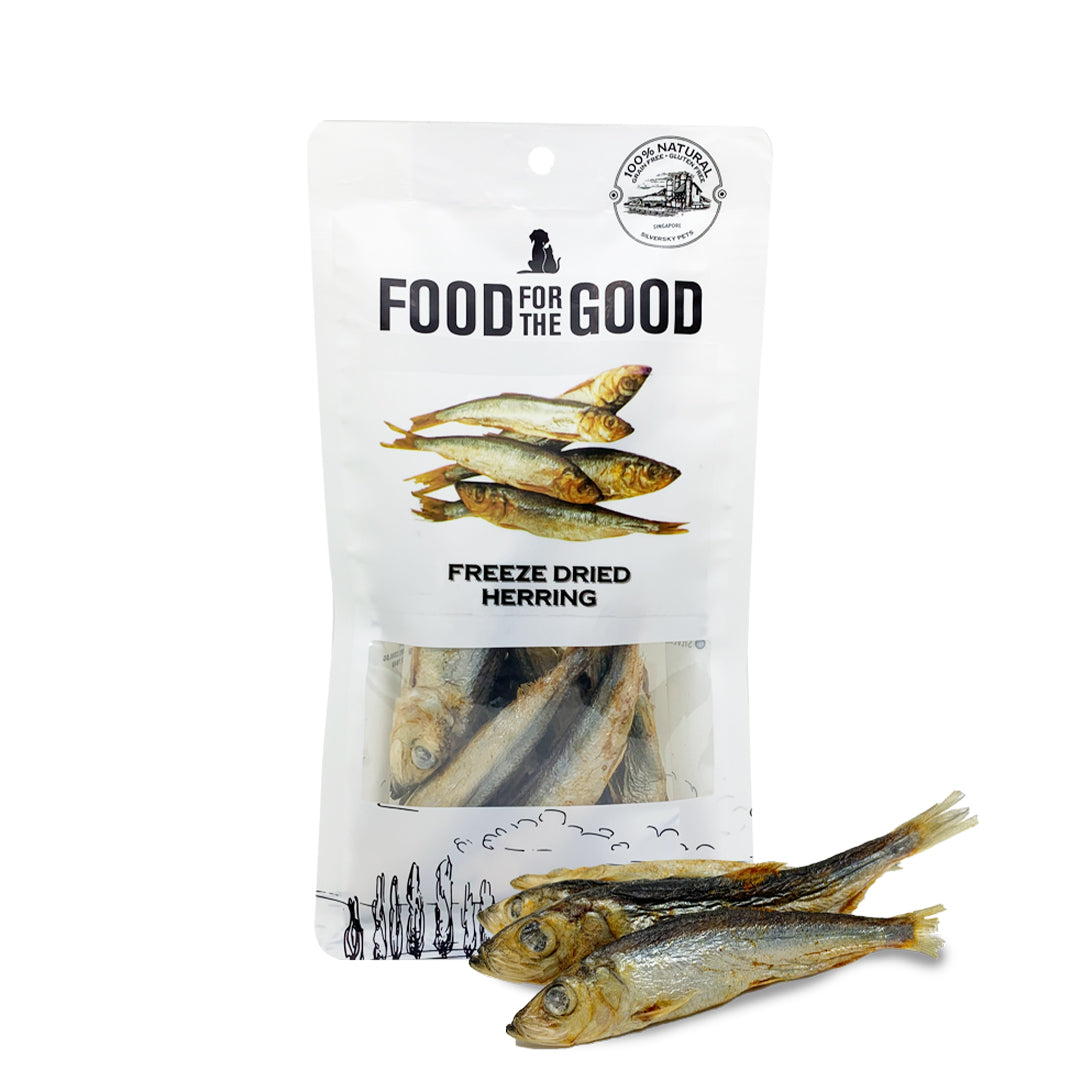 Food For The Good - Freeze Dried Herring Cat & Dog Treats