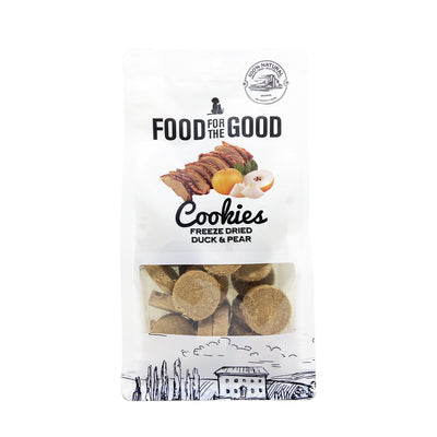 Food For The Good - Freeze Dried Duck & Pear Cookies Cat & Dog Treats