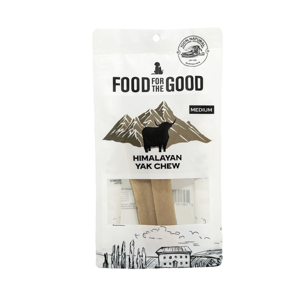 Food For The Good - Yak Chew Dog Treats (Medium)