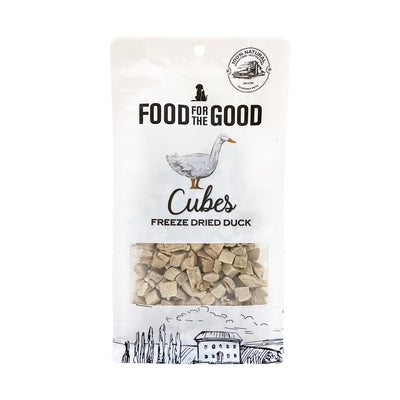 Food For The Good - Freeze Dried Duck Cube Cat & Dog Treats