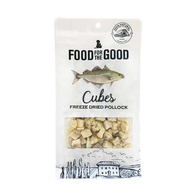 Food For The Good - Freeze Dried Pollock Cube Cat & Dog Treats