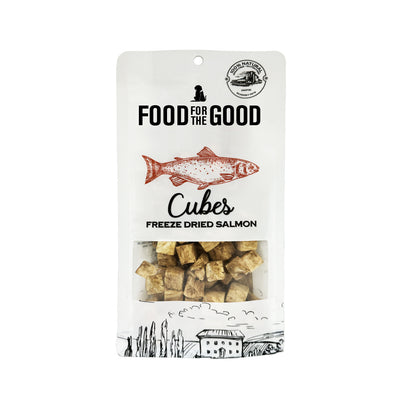 Food For The Good - Freeze Dried Salmon Cubes Cat & Dog Treats