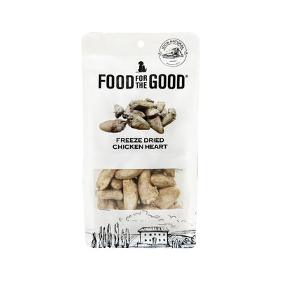 Food For The Good - Freeze Dried Chicken Hearts Cat & Dog Treats