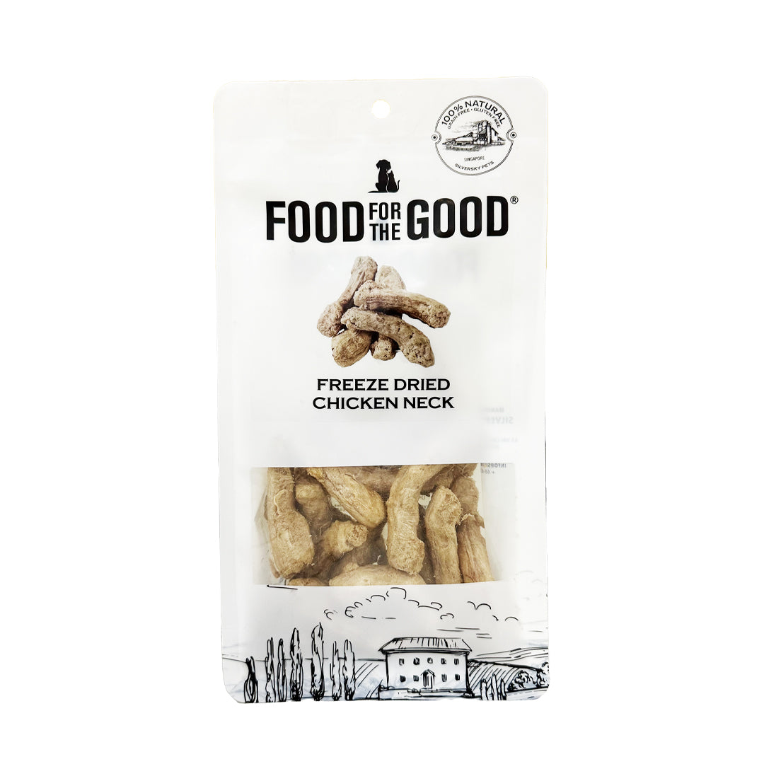 Food For The Good - Freeze Dried Chicken Neck Cat & Dog Treats
