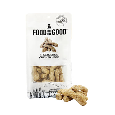 Food For The Good - Freeze Dried Chicken Neck Cat & Dog Treats