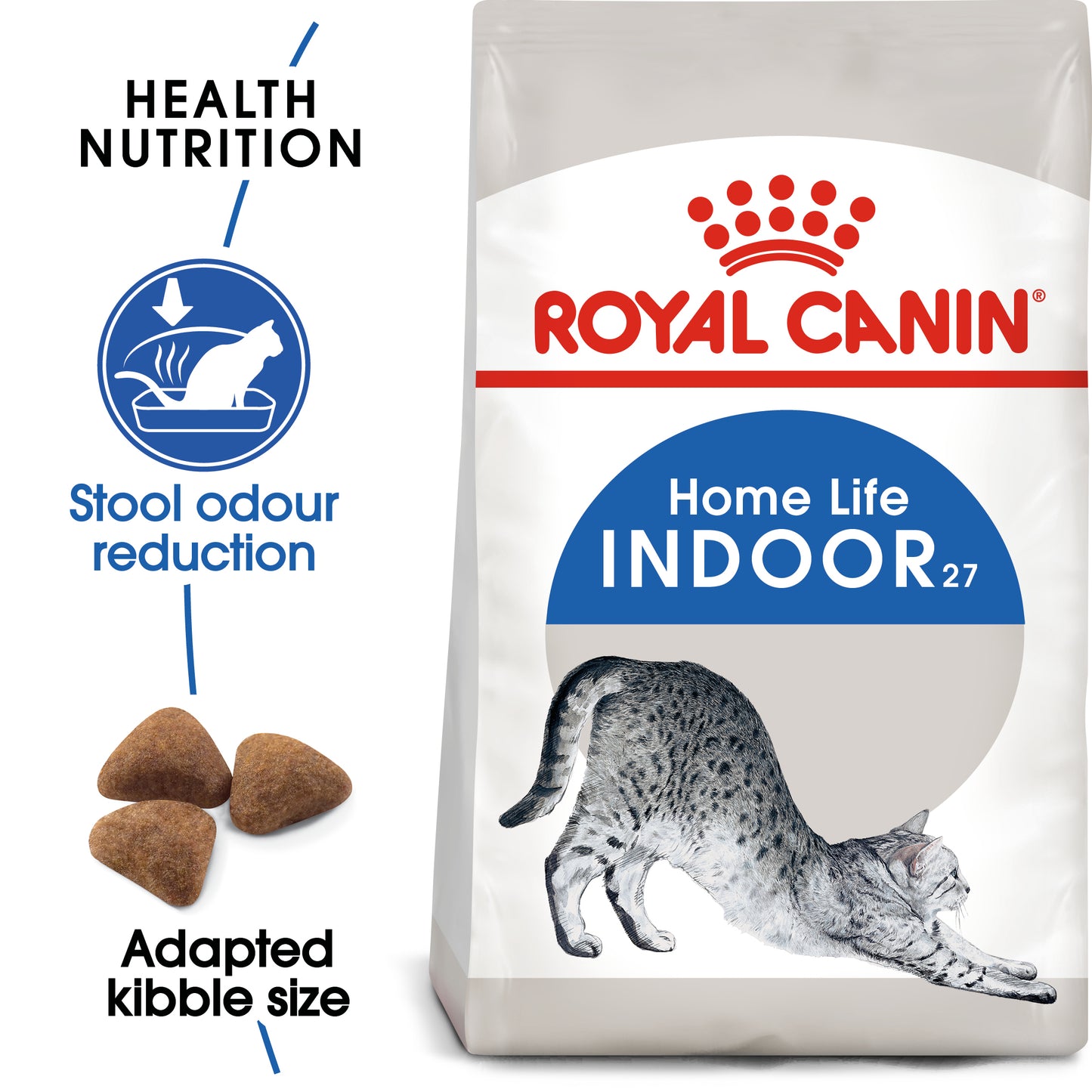 Royal Canin Feline Health Nutrition Indoor 27 Dry Cat Food 4kg & 10kg