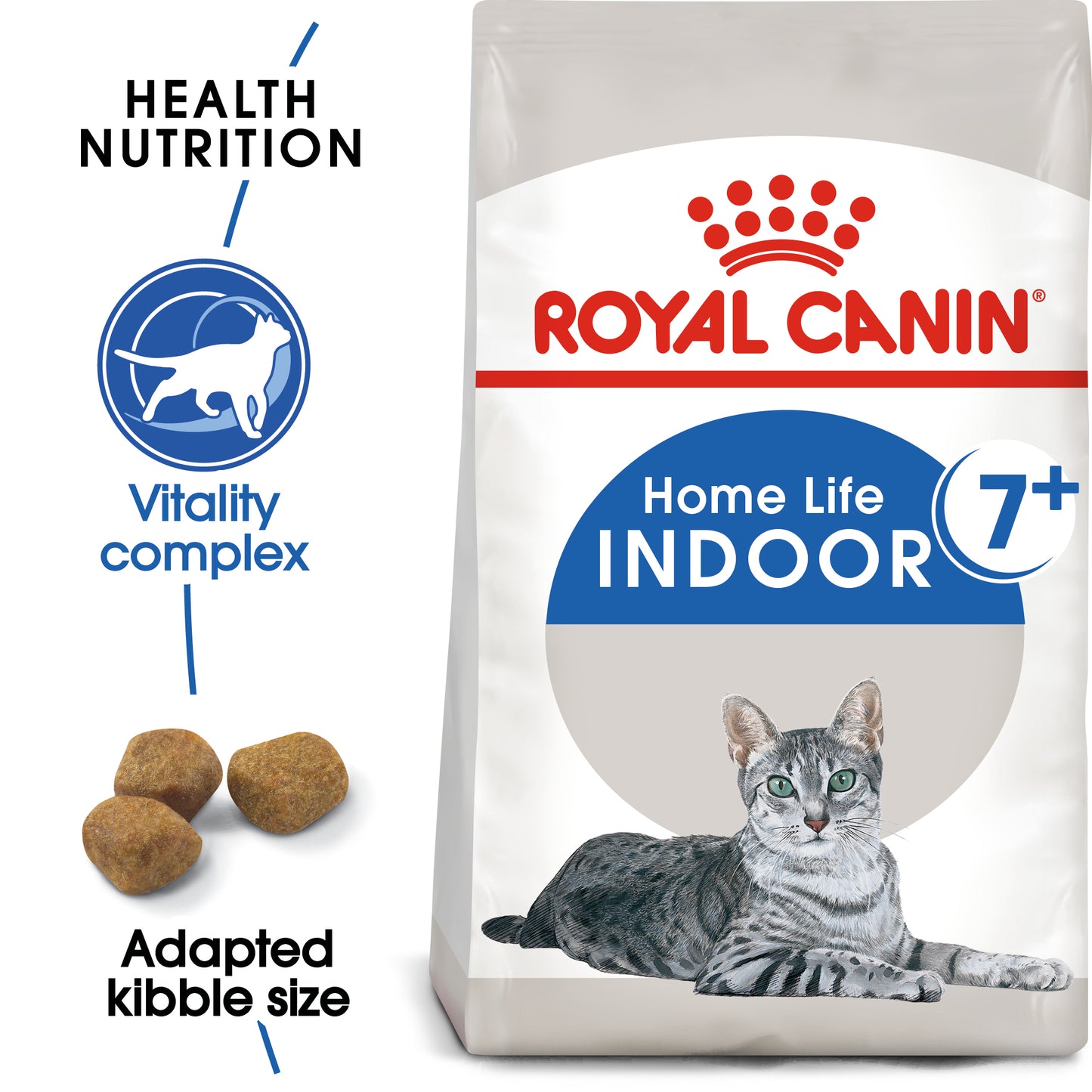 Royal Canin Feline Health Nutrition Indoor 7+ Dry Cat Food 1.5kg & 3.5kg