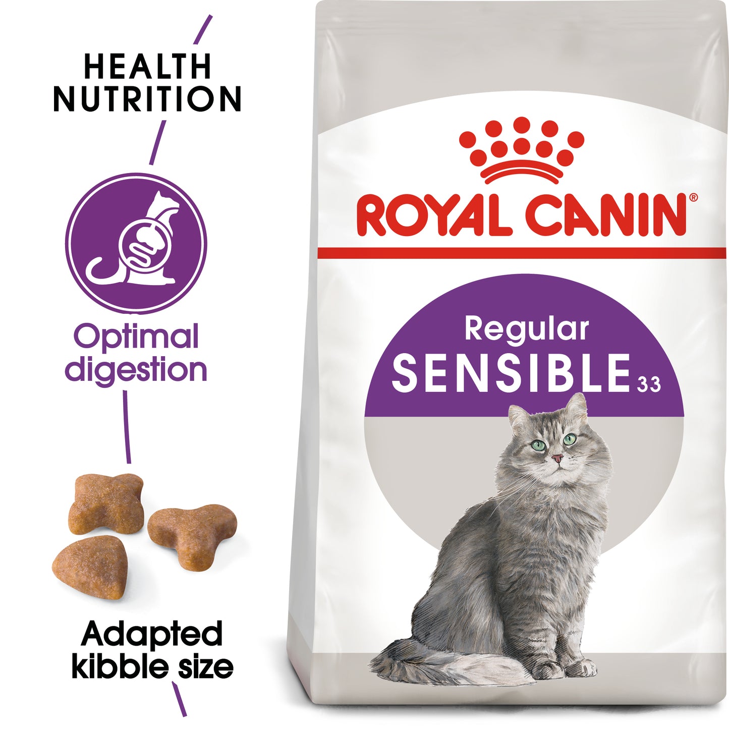 Royal Canin Feline Health Nutrition Sensible 33 Dry Cat Food 4kg