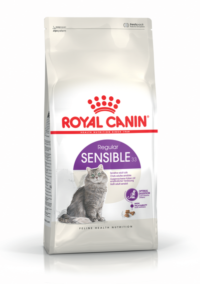 Royal Canin Feline Health Nutrition Sensible 33 Dry Cat Food 400g & 2kg