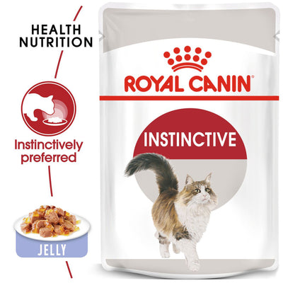 Royal Canin Feline Nutrition Instinctive Jelly Pouch Cat Wet Food 85g x12